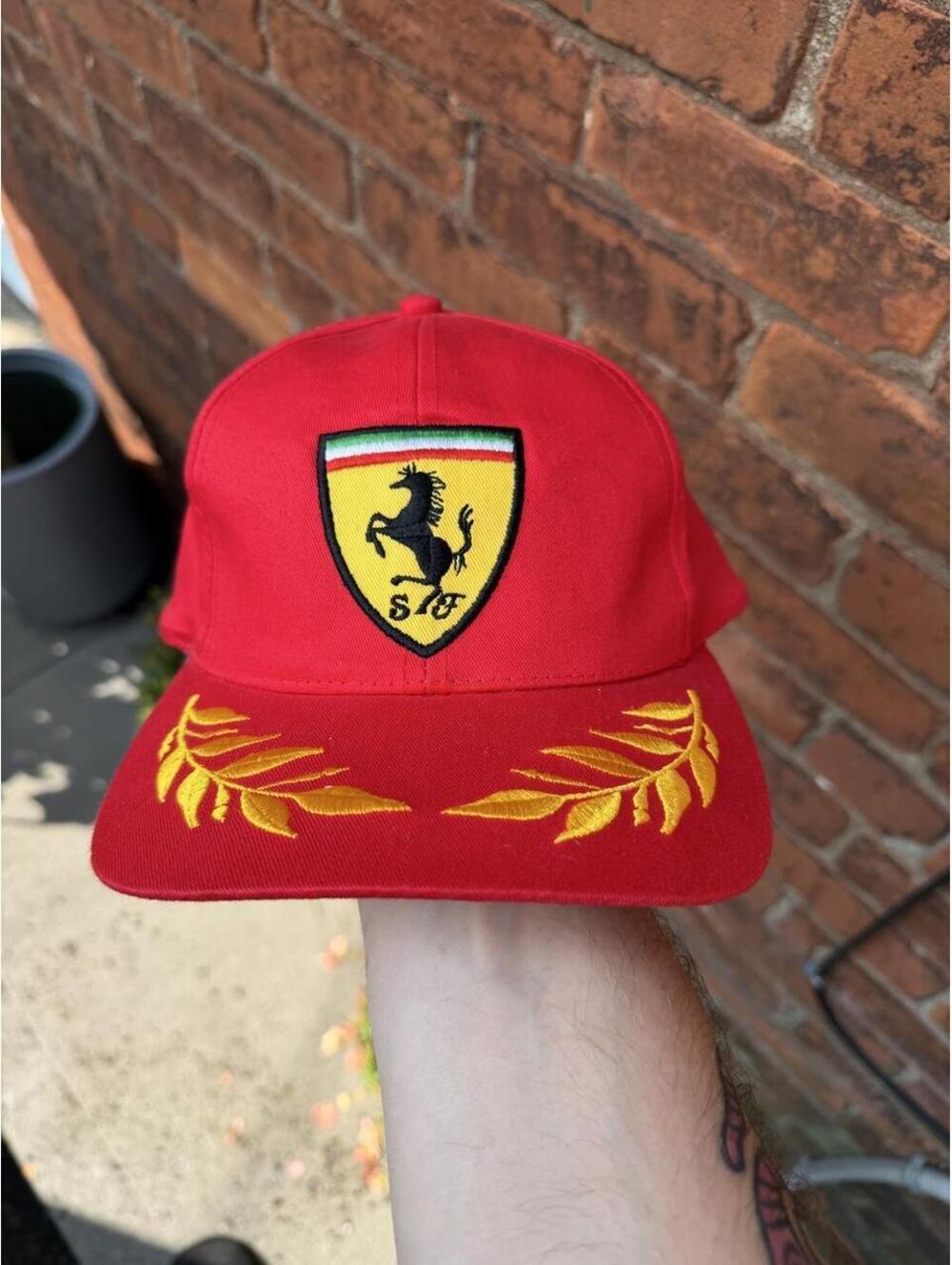 ferrari strap back hat OS